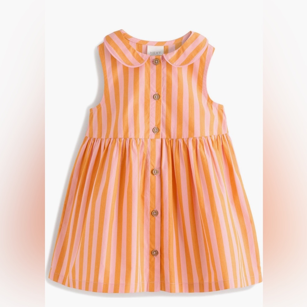 NEXT Kid’s Stripe Sleeveless Dress